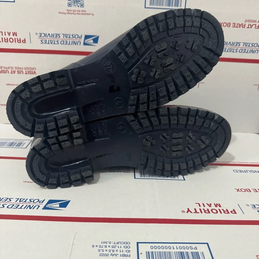 Animo Italia Zea Ladies Waterproof Ankle Boots, Navy Size Size:37W (US-6W)